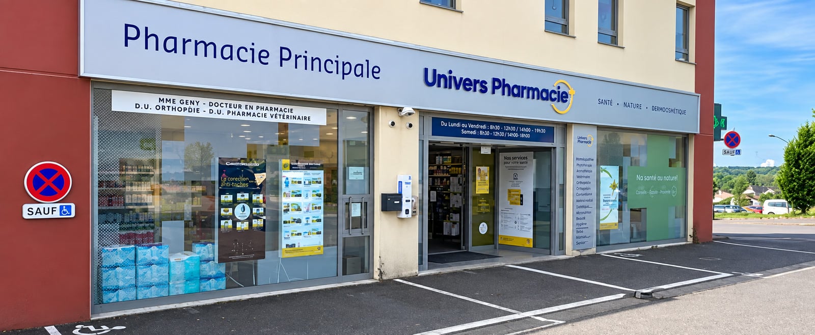 Façade de la Pharmacie Principale à Farébersviller
